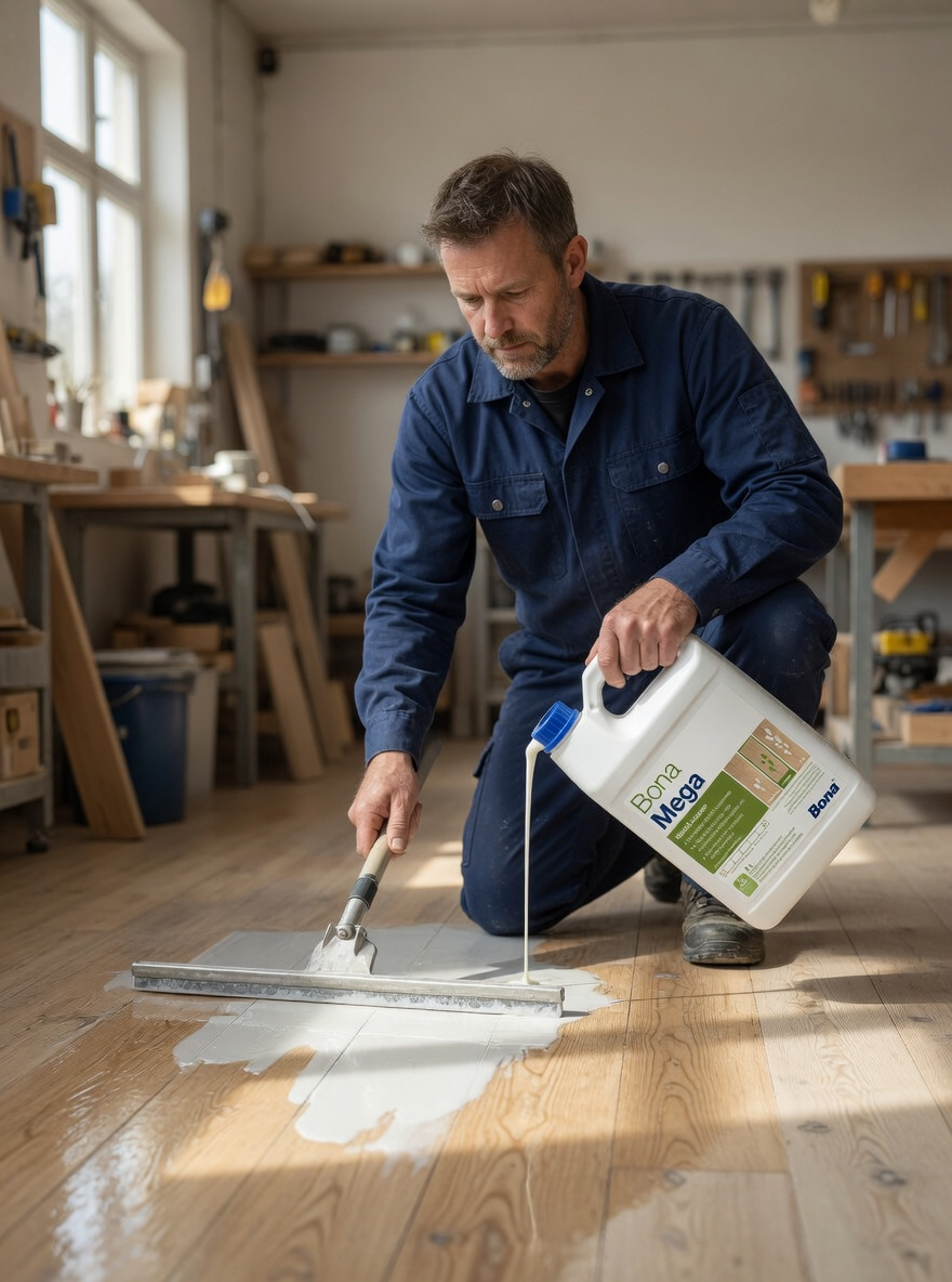 Aplicação de Bona Mega